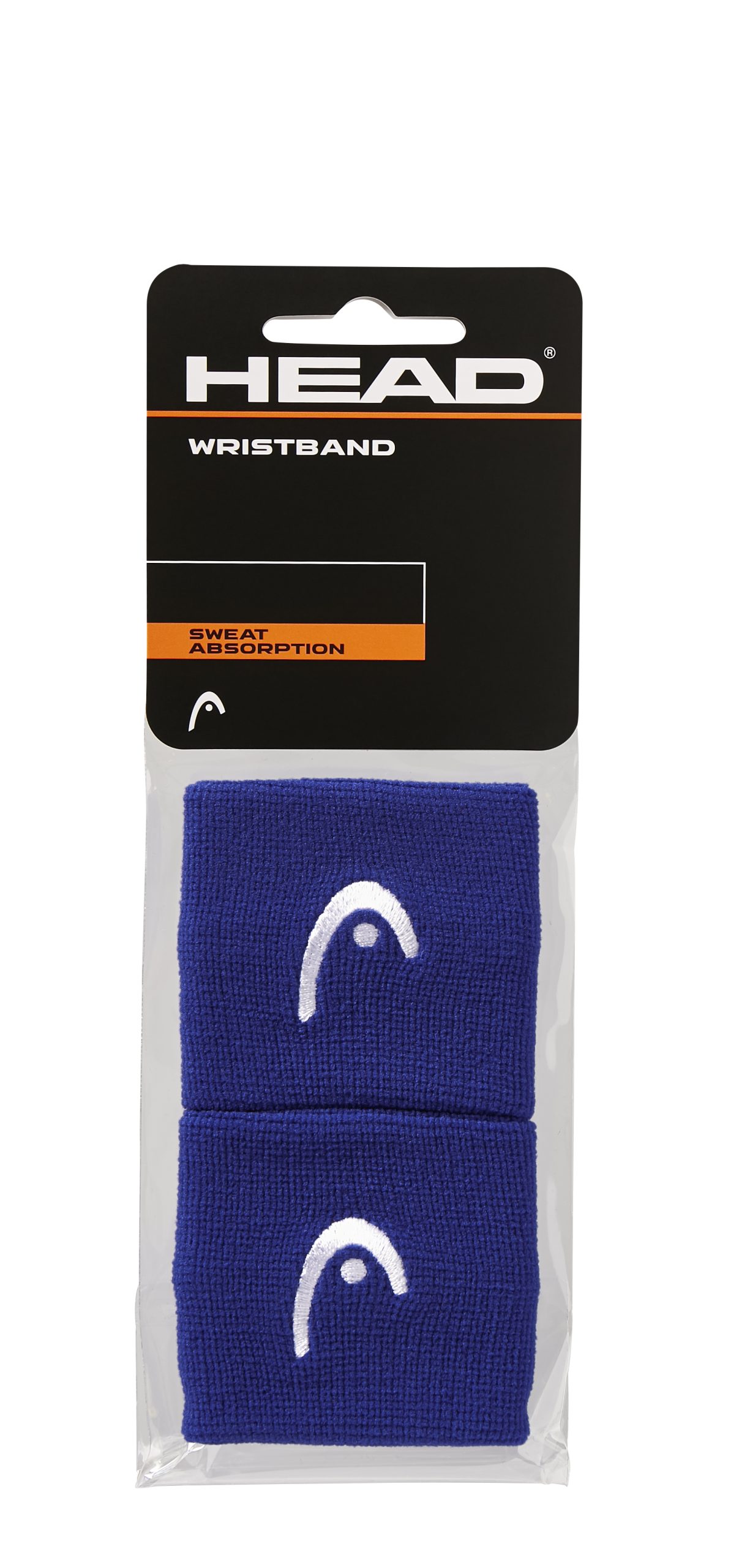 HEAD Wristband 2.5” (Blue) · 2 pack