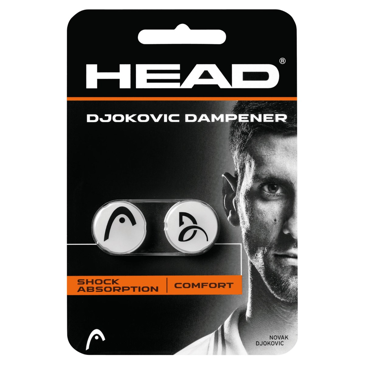 HEAD Djokovic Dampener (White) · 2 pack