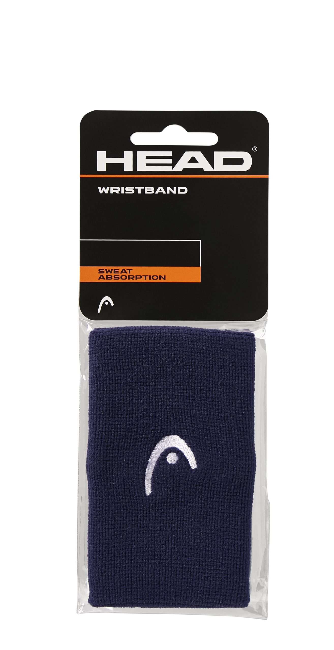HEAD Wristband 5” (Navy) · 2 pack