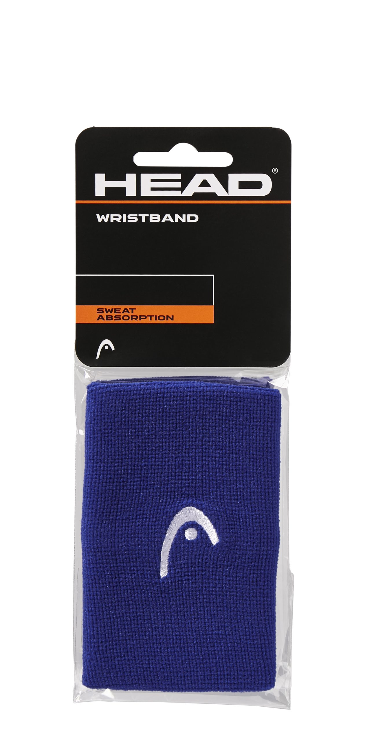 HEAD Wristband 5” (Blue) · 2 pack