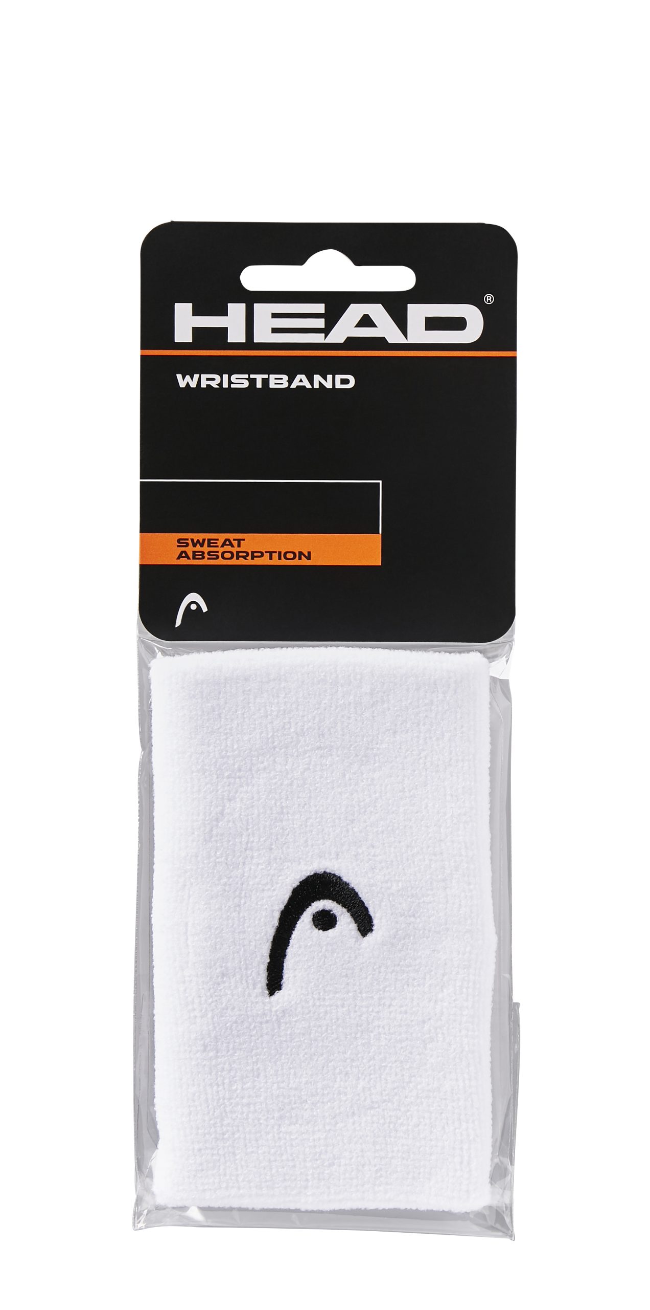 HEAD Wristband 5” (White) · 2 pack