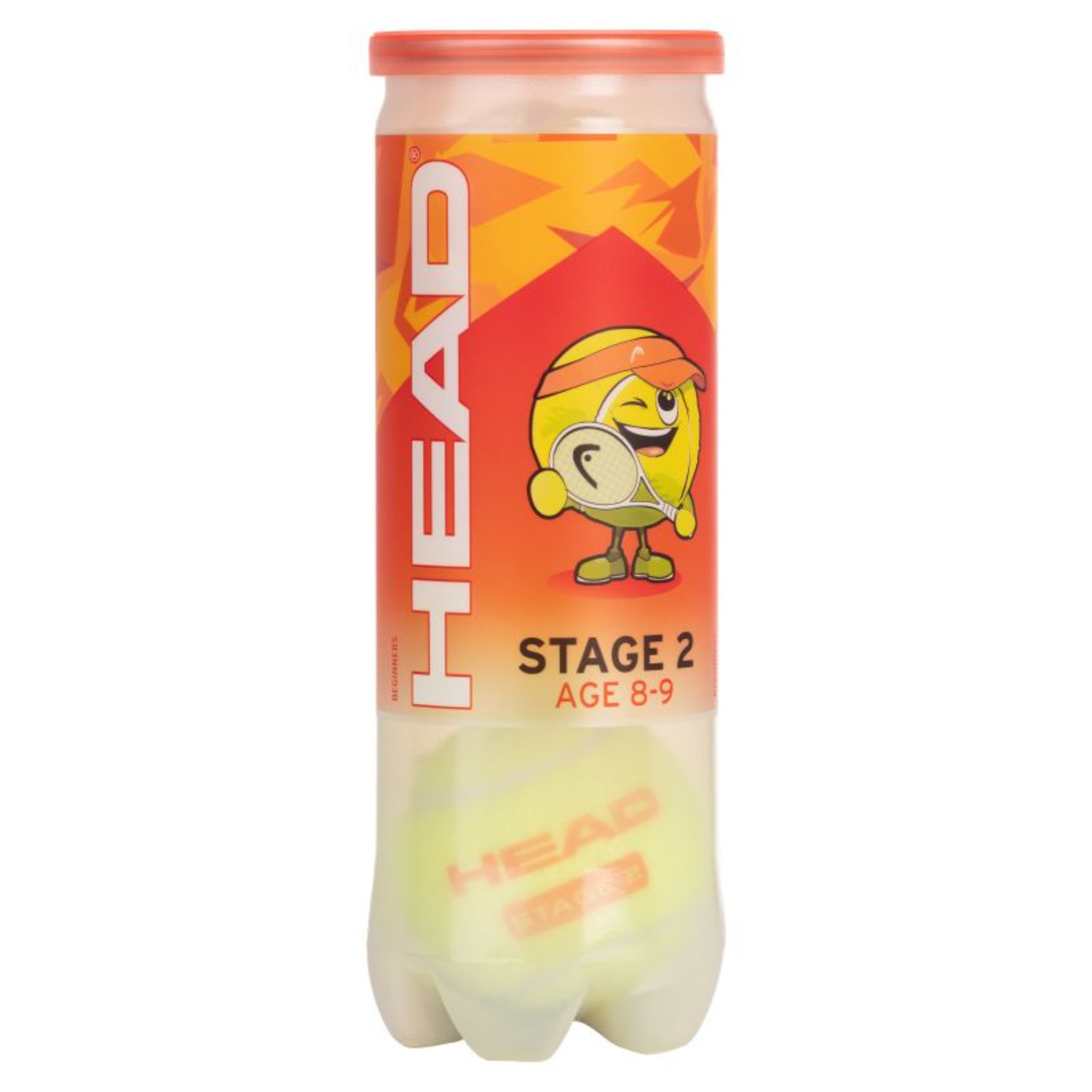 HEAD Stage 2 - Orange 50% Slower (3-ball tube)