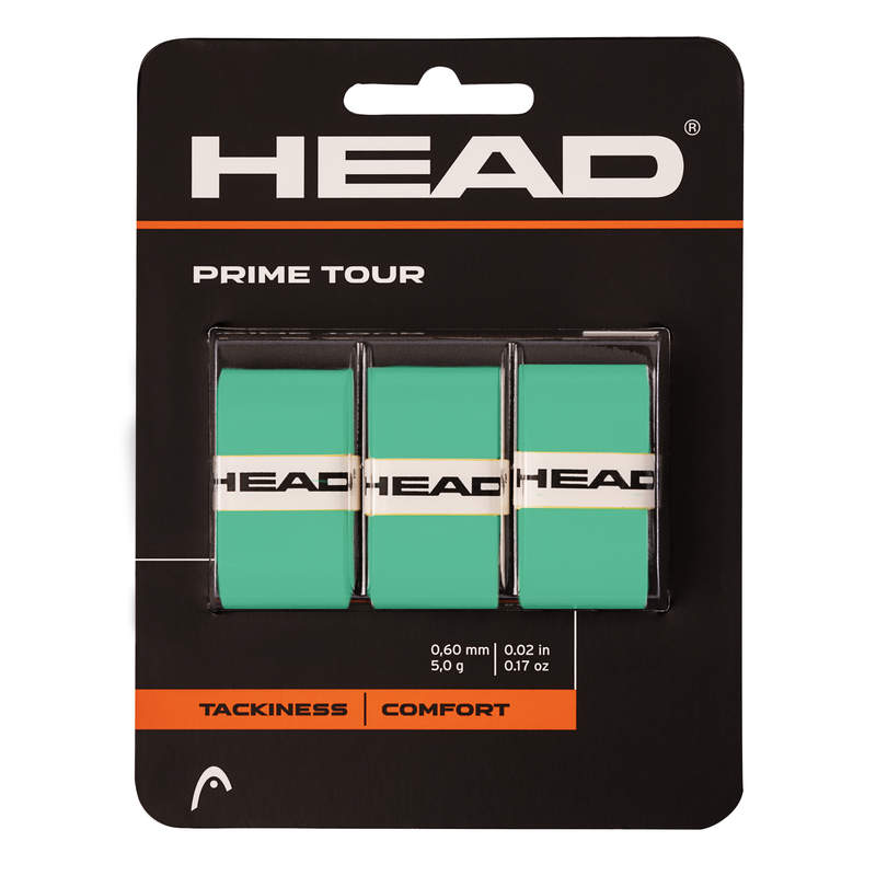 HEAD Prime Tour Overwrap (5.5mm) (Mint) · 3 pack