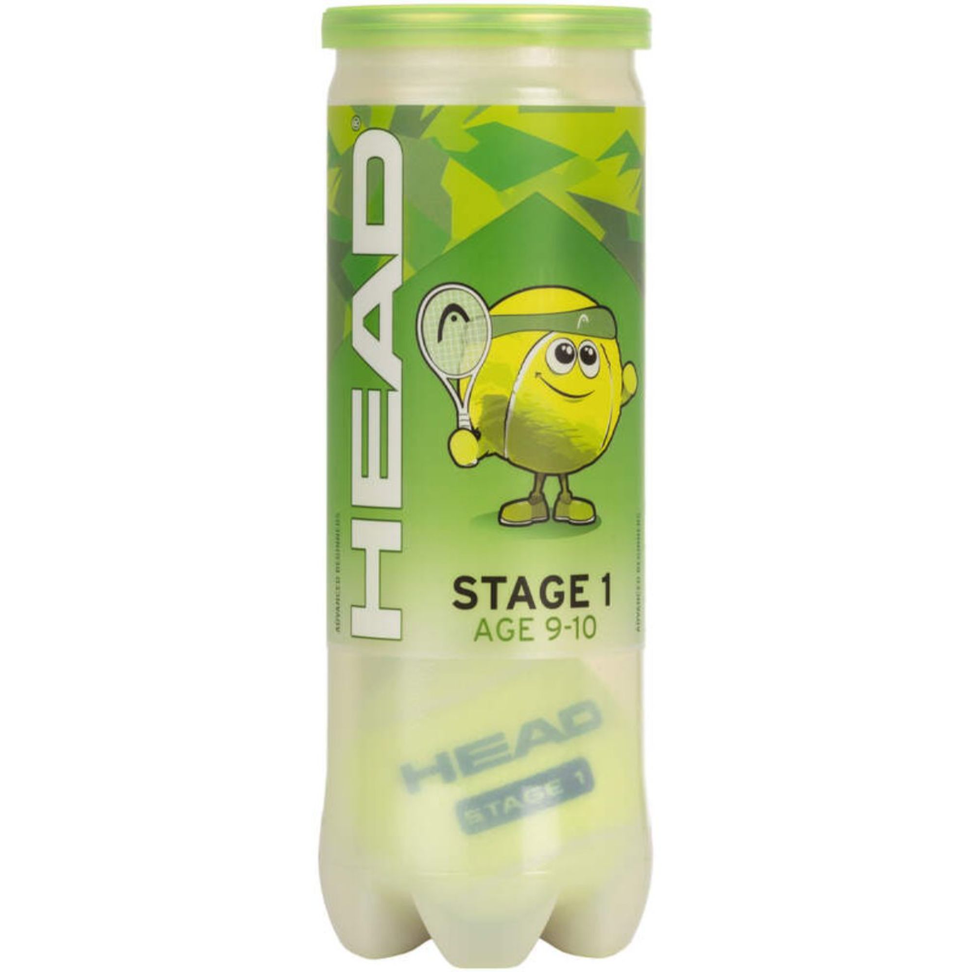 HEAD Stage 1 - Green 25% Slower (3-ball tube)