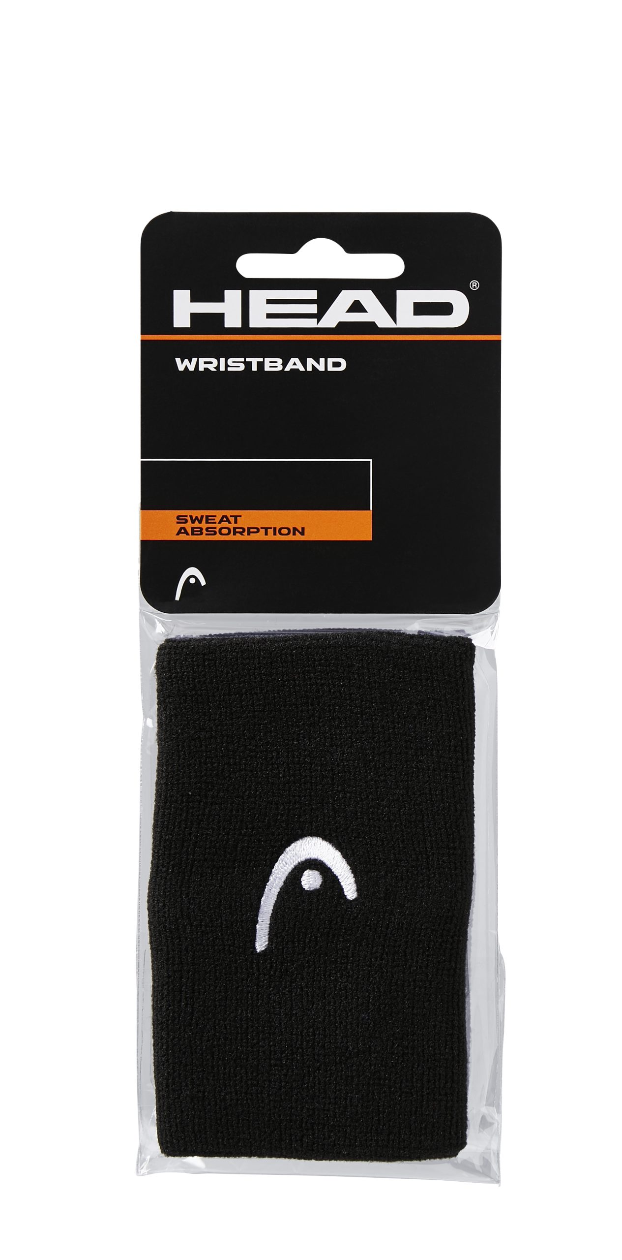HEAD Wristband 5” (Black) · 2 pack