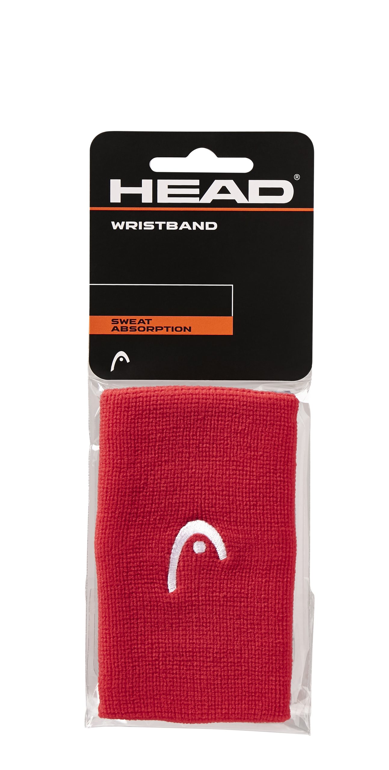 HEAD Wristband 5” (Red) · 2 pack